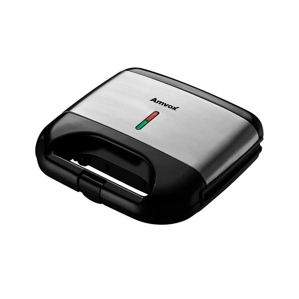 Grill e Sanduicheira Elétrica Amvox AMS 500 Black - 750W 220V Grill e Sanduicheira Elétrica Amvox AMS 500 Black - 750W 220V