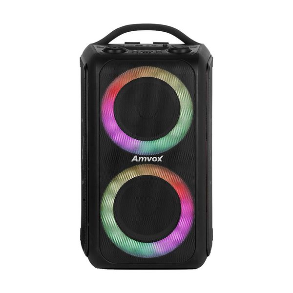 Caixa Amplificada Bluetooth Amvox ACA600 Bagvox Black 600W Bivolt