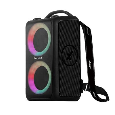 Caixa Amplificada Bluetooth Amvox ACA600 Bagvox Black 600W Bivolt