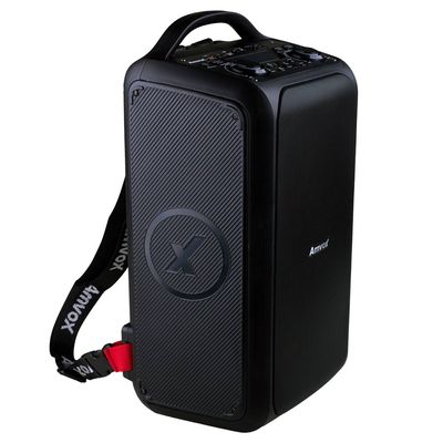 Caixa Amplificada Bluetooth Amvox ACA600 Bagvox Black 600W Bivolt