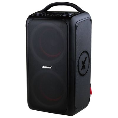 Caixa Amplificada Bluetooth Amvox ACA600 Bagvox Black 600W Bivolt