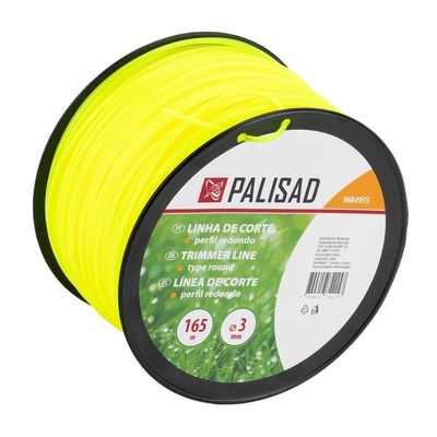 Fio Nylon Roçadeira Redondo 3mm 165m Palisad