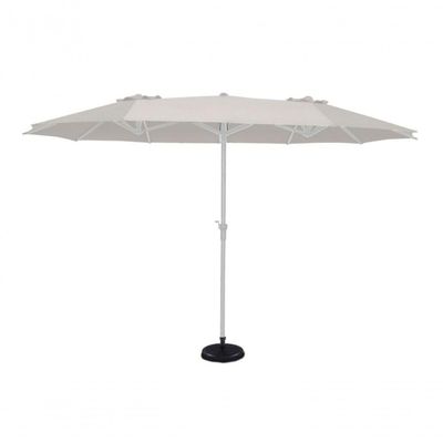 Ombrellone Oversize Retangular 4,50x2,50m Branco Bel Lazer