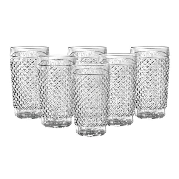 Conjunto 6 Copos Multiuso 255ml Barroco Wheaton Única Conjunto 6 Copos Multiuso 255ml Barroco Wheaton Única