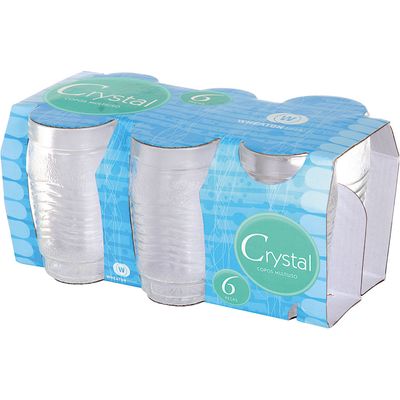 Conjunto 6 Copos Multiuso 300ml Wheaton Única