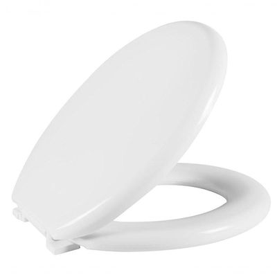 Assento Almofadado Oval Branco