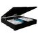 Cama Box Baú Queen Bipartido Sintético Mega Cama Preto 158x198x45cm