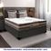 Cama Box Baú Casal Sintético + Colchão Molas Ensacadas Texas Prime Colchões 138cm - Suporta Até 120 Kg Por Pessoa Cor:ci