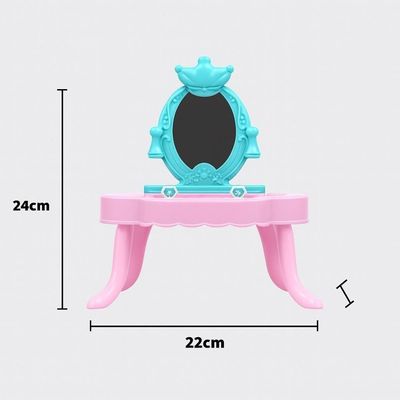 Penteadeira Infantil Princesa Rosa Menina Com Espelho E Acessórios