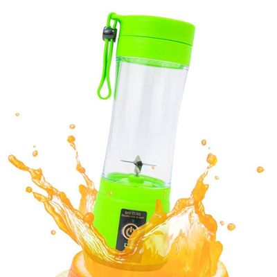 Mini Liquidificador Juice Cup Portátil Elétrico Suco - Tritura Frutas E Gelo Para Sucos Frescos Em Segundos verde