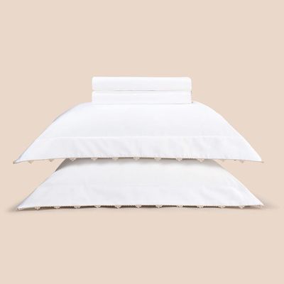 Jogo De Cama Queen Cetim 1.000 Fios Altenburg Haus Esplendor Branco