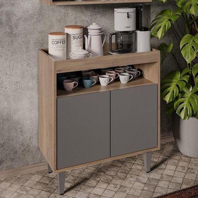 Balcão Aparador Buffet Cantinho Do Café 71cm Lice M24 - Branco