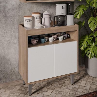 Balcão Aparador Buffet Cantinho Do Café 71cm Lice M24 - Branco