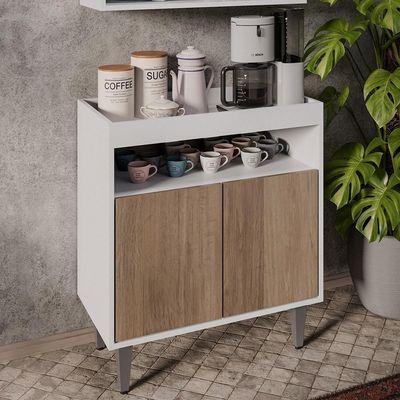 Balcão Aparador Buffet Cantinho Do Café 71cm Lice M24 - Branco