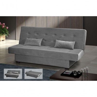 Sofá Cama Casal 3 Lugares Laila Veludo
