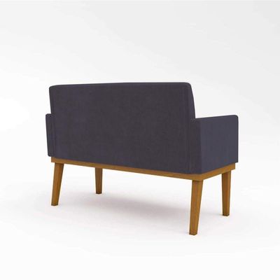 Sofá Namoradeira Confortável Sala De Estar ? Balaqui Decor Cor:cinza
