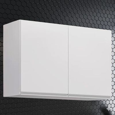 Armario Aereo 2 Portas Bp 80 Cm Isis Branco