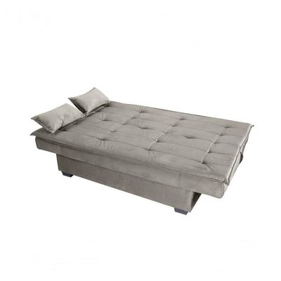 Sofá Cama Casal Reclinável Esmeralda - Marrom Light