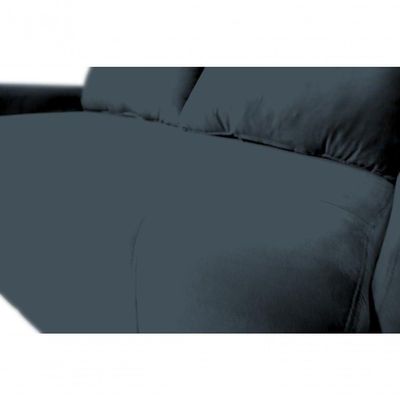 Sofá Cama Para Sala De Estar Amora New Veludo Matrix - Pret Preto