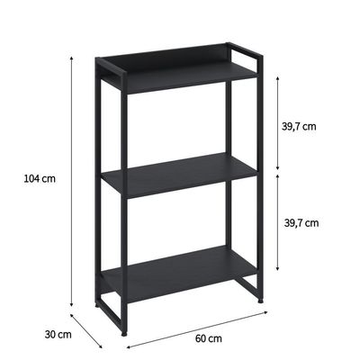 Aparador Buffet Dynamica 60cm Est.preta
