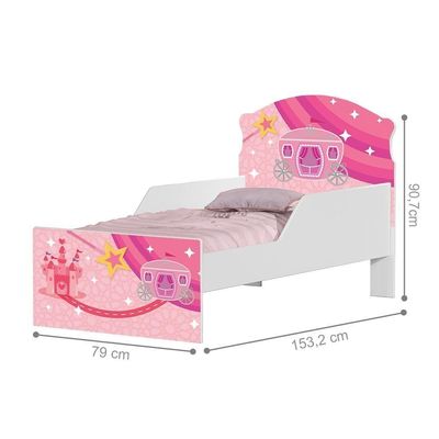 Mini Cama Carruagem E Castelo Com Colchão