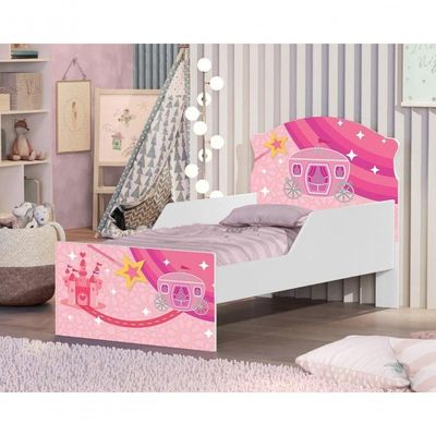 Mini Cama Carruagem E Castelo Com Colchão