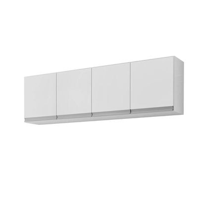 Armario Aereo California 4pts 1,60m Branco