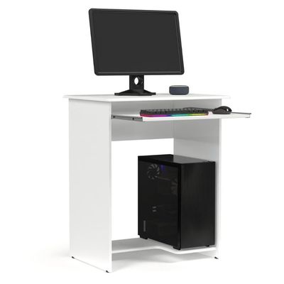 Mesa De Computador Escrivaninha Barcelona Branco
