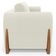 Sofá Living Bloom 180cm 02 Lugares Com Pés De Madeira Bouclê Off White - Desk Design