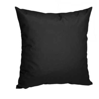 Almofadas Para Sofá Cheias Decorativas, Impermeáveis Trama Preto
