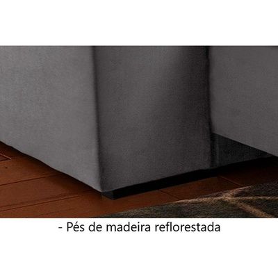 Sofá Retrátil E Reclinável Apolo 1,80m 2 Lugares Prata