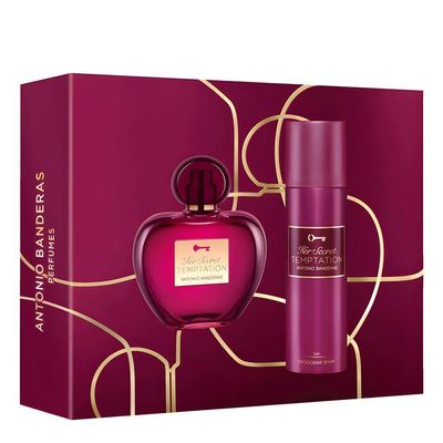 Banderas Kit Her Secret Temptation Feminino Eau De Toilette 80ml + Desodorante 150ml