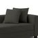 Recamier Divã Aspen 1,40m Corino Preto- Inova Decorações