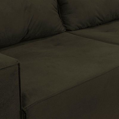 Sofá 2 Lugares Onix 1,80m Para Sala Confortavel Sued Herrero Cor:marrom