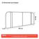 Cabeceira Painel Orgânico Cama Box King Size Flay 195cm Dobrável Bouclé Terracota - Desk Design