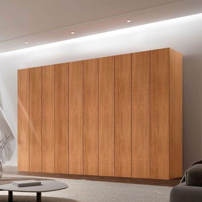 Guarda Roupa Casal Everest Mdf 10 Pts 8 Gav E 9 Prateleiras Naturalle