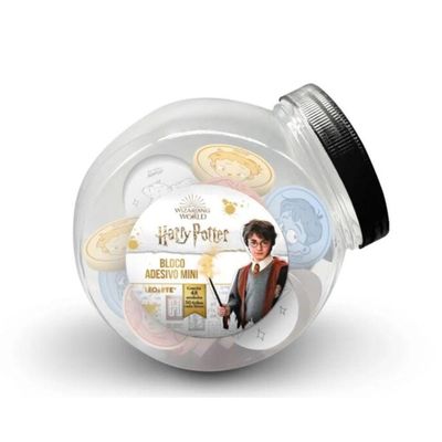 Bloco Adesivo Mini Harry Potter 50 Folhas Leoarte Laranja