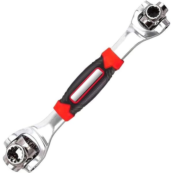 Chave Combinada Universal 48 em 1 Multiuso Profissional - Chave de Boca, de Roda, Hexagonal, Inglesa, Multifuncional