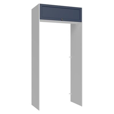 Porta-geladeira 103 Cm 1 Porta Basculante Branco/azul Vik Madesa Branco/azul