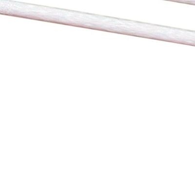 Kit Varão Duplo Para Cortina 2,00m Vilela Pintura Epóxi 100% Ferro - Branco