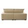 Sofa Retratil Reclinavel 2 Lugares 2,40m Atlantis Veludo Bege Lansofbr