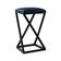Banqueta Z 80 Cm Banco Cozinha Corino Bistrô Ferro Balcão Azul Marinho