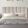 Cabeceira Estofada De Cama Casal Box 140 Cm Sophia Corino Cor:bege
