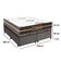 Cama Box Baú Casal Bipartido Sintético + Colchão Molas Ensacadas Texas Prime Colchões 138cm Suporta Até 120kg Por Pessoa