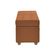 Canto Alemão Recamier Bau + Painel Madri 140cm Veludo Terracota - Inova Decor