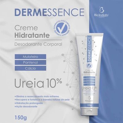 Bio Instinto Dermessence - Creme Desodorante E Hidratante Corporal Ureia 150g