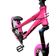 Bicicleta aro26 Vikingx Tuff X44 Câmbios Shimano 21v Freio Hidráulico Freeride Pneu Flame RosaPreto