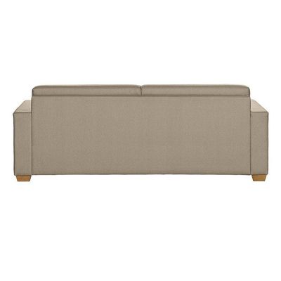 Sofá Living Com 3 Lugares 2.00M Linho Corriente Bege