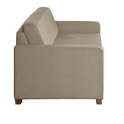 Sofá Living Com 3 Lugares 2.00M Linho Corriente Bege