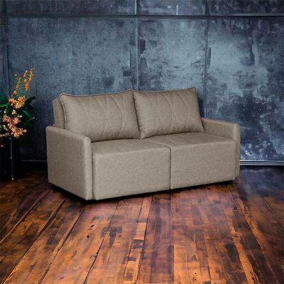 Sofá Cama Dubai Retratil E Reclinavel 3 Lugares Sofatec Bronze